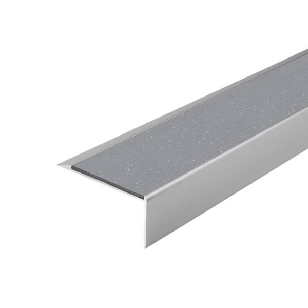 Trappenese i aluminium med to Forbo ilegg 64 x 30 mm - Bilde 3