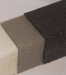 Glassfiber trappenese eller rampe markør i flere farger, 40 x 40 x 4 mm