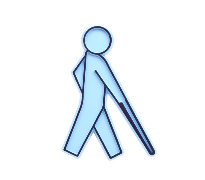 Jakkemerke - utstanset blindesymbol - Bilde 2