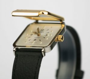 Arsa unisex armbåndsur med punkter bi-colour