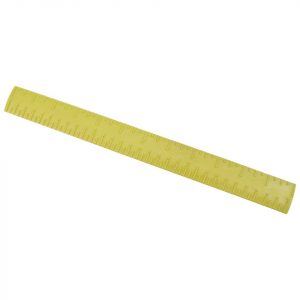 Linjal 30 cm med taktil merking, plast