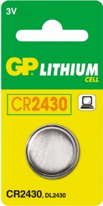 Batteri knapp CR2430 (blister)