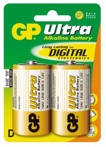 Batteri D-cell/LR20 (2-pk. blister)