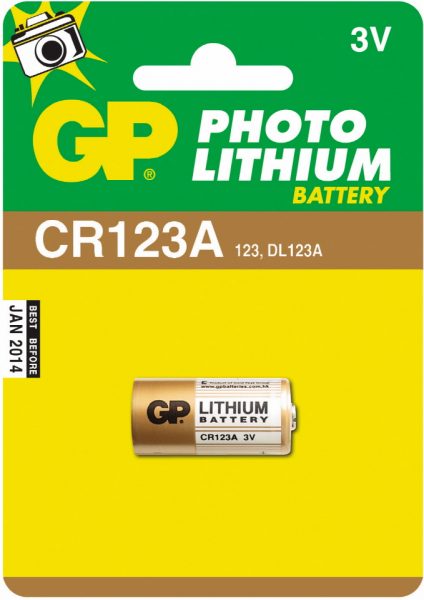 Batteri CR123A (blister)