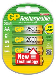 Batteri AA oppladbar NiMH (4-pk. blister)