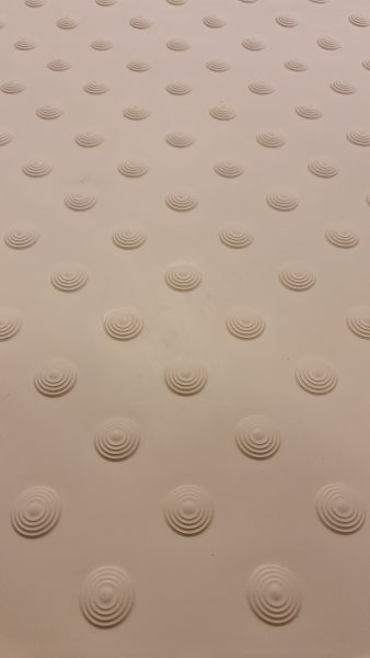 Hvite og svarte farefelt elementer i 82 x 60 cm metakrylat harpiks med lim - Bilde 2