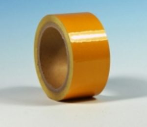 Gult refleksbånd 5 cm x 10 meter