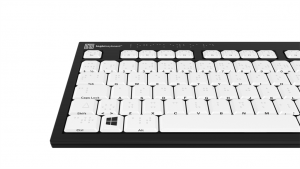 PC tastatur med punktskrift